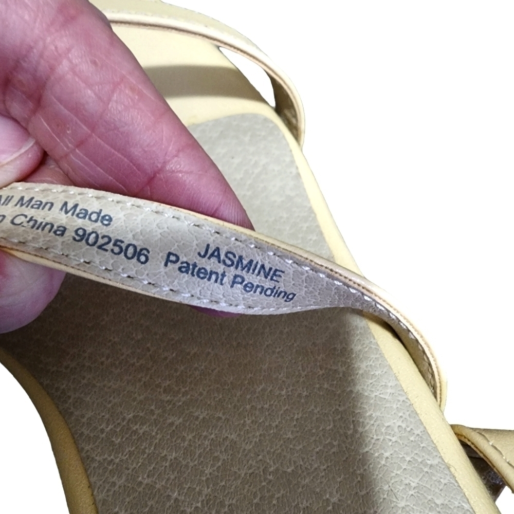 Life Stride Jasmine Secret Cushion Insole Strappy Slip-on Square Toe Sandal - 8W - Picture 7 of 8